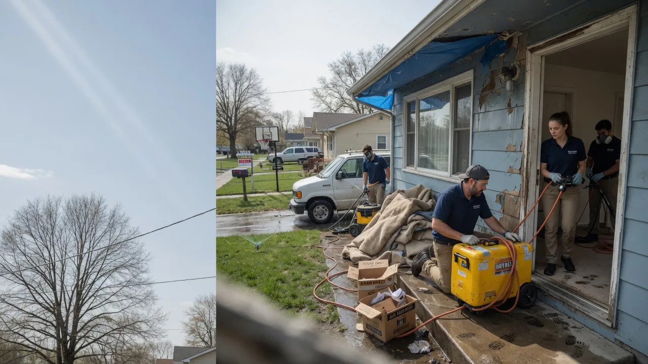 Basement Flood Cleanup in Justice, WV near me